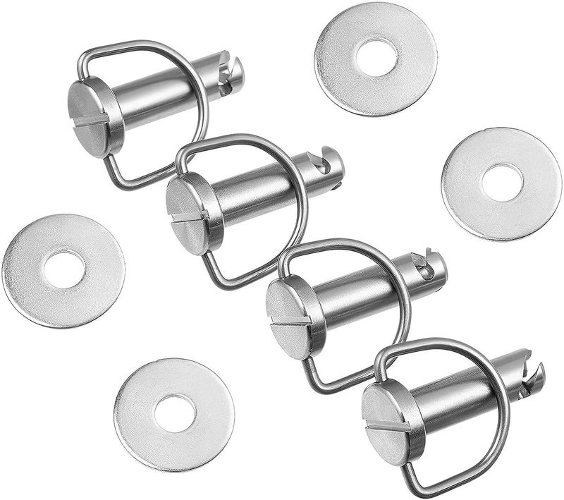LangPu Harley 1/4 Quarter Turn Fastener with Washers/Saddlebag Mounting Pin Bolts for Harley Touring Softail Road Glide Road King Electra Glide Street Glide FLHR FLHS All Years (Fasteners) - Image 4